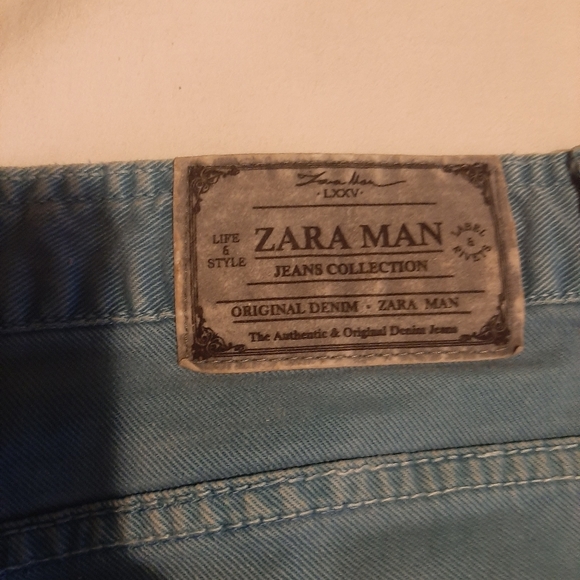 Zara men light blue jeans - Picture 4 of 4